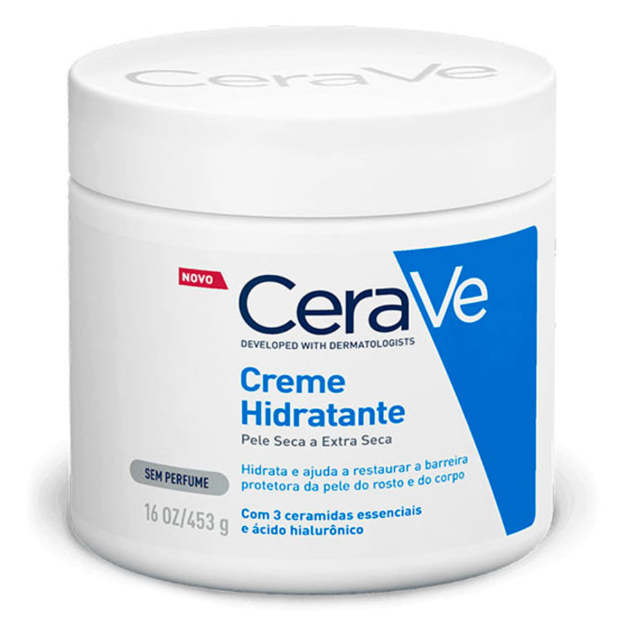 Creme Hidratante Cerave Pele Seca e Extra Seca 453g