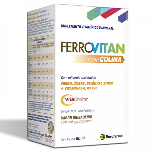 Ferrovitan Solução Oral 60ml