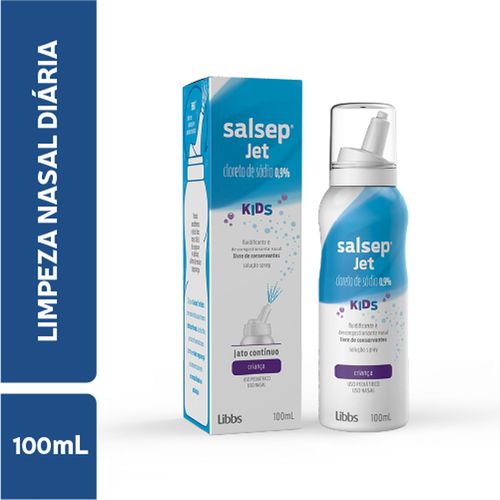 Salsep Jet Kids 100ml Solução Nasal