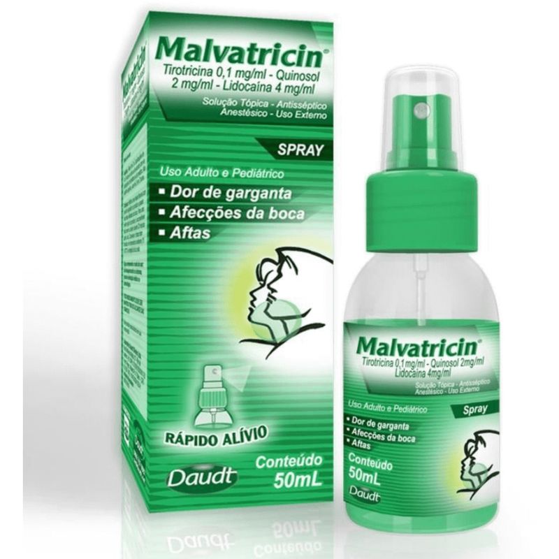 Malvatricin 50ml Spray - Extrafarma