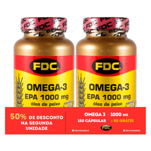 Ômega 3 1.000mg - FDC Vitaminas