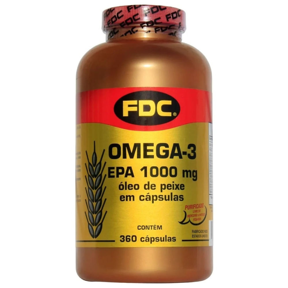 Ômega 3 EPA FDC 360 Cápsulas 1000mg