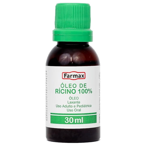 Óleo de Rícino Farmax Frasco 30ml - Extrafarma