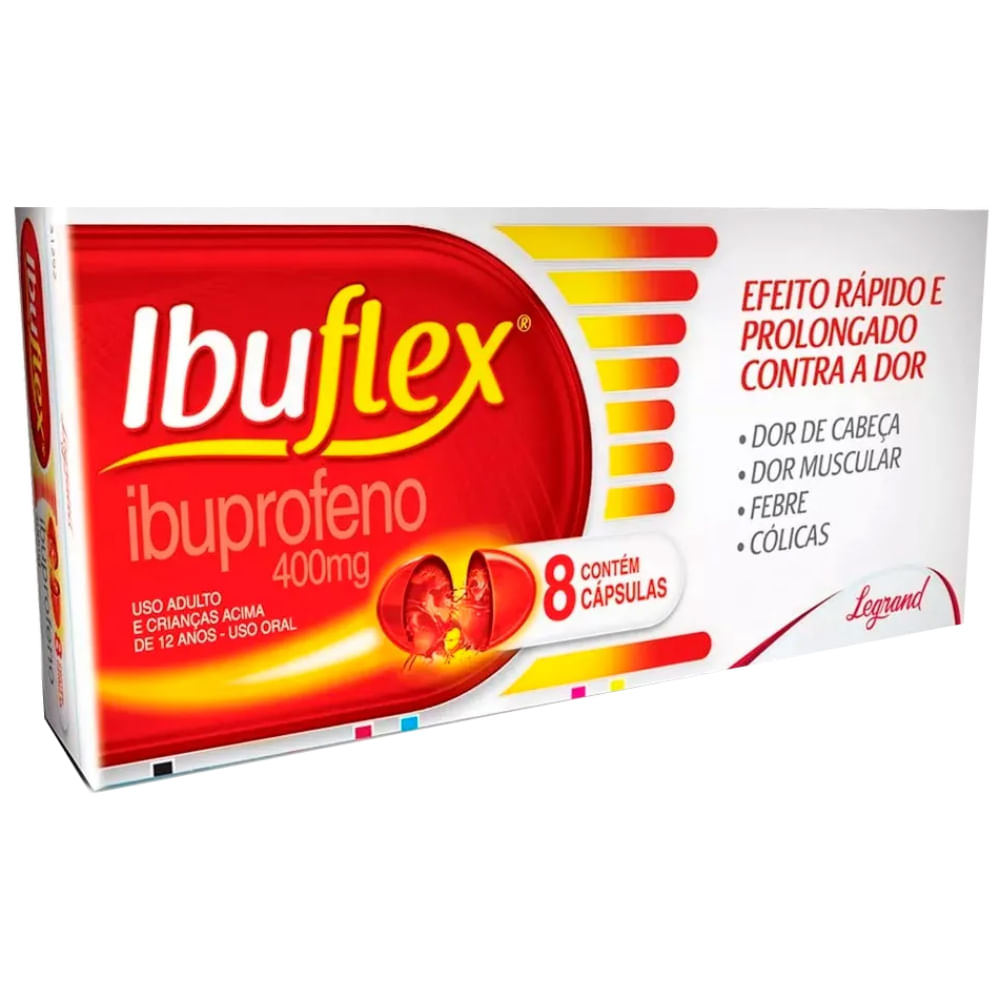 Ibuflex 8 Cápsulas Gelatinosas 400mg