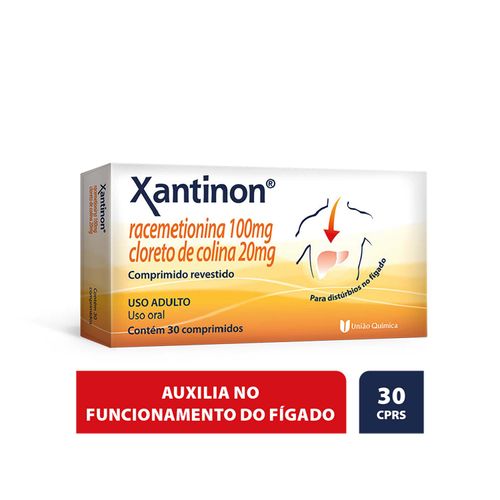 Xantinon 100mg/20mg 30 Comprimidos Revestidos